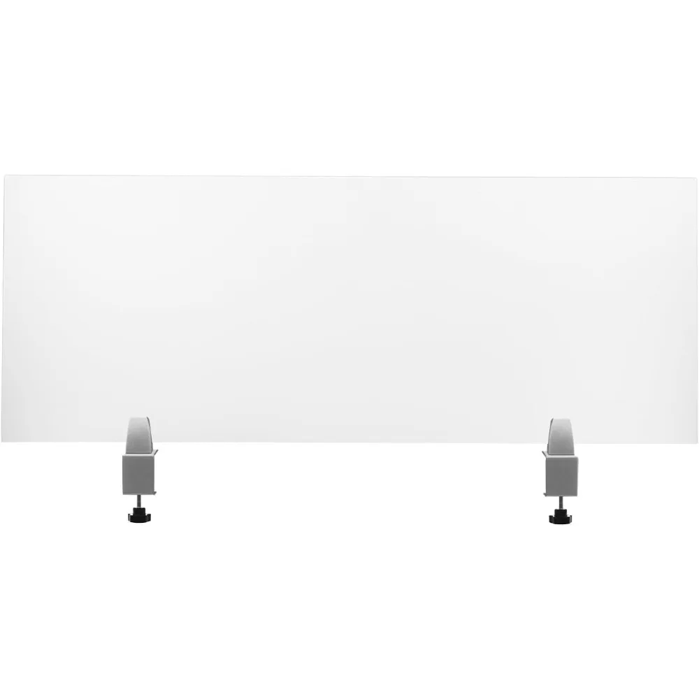 Acrylic Free Standing Screen Privacy Desk 48