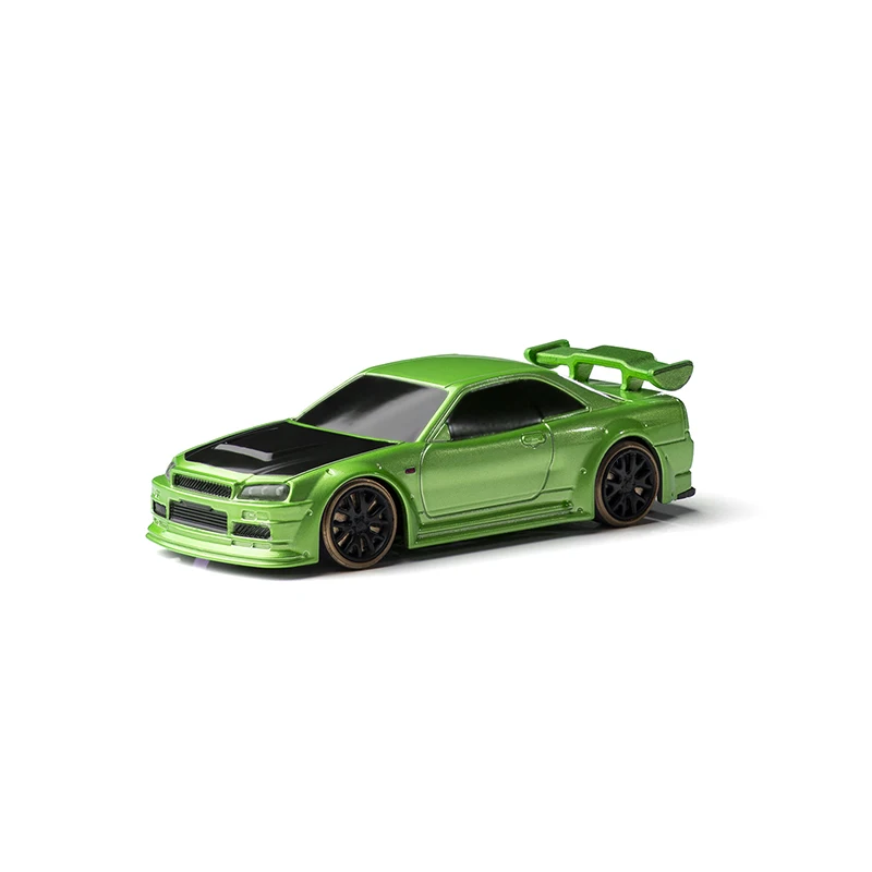 

Turbo Racing C64 1:76 Drift RC Car with Gyro Full Proportional Remote Control Toys RTR Kit for Kids and Adults