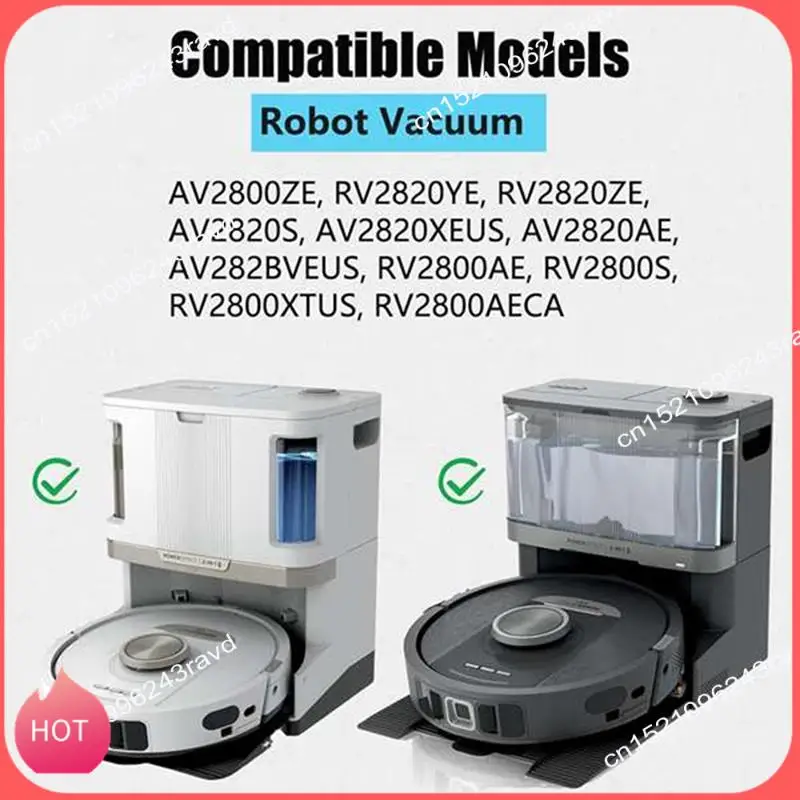 

HOT-For Shark RV2820ZE AV2820AE AV2800ZE RV2820YE AV2820S AV282BVEUS Vacuum Main Side Brush Foam Primary Filter Mop Pad