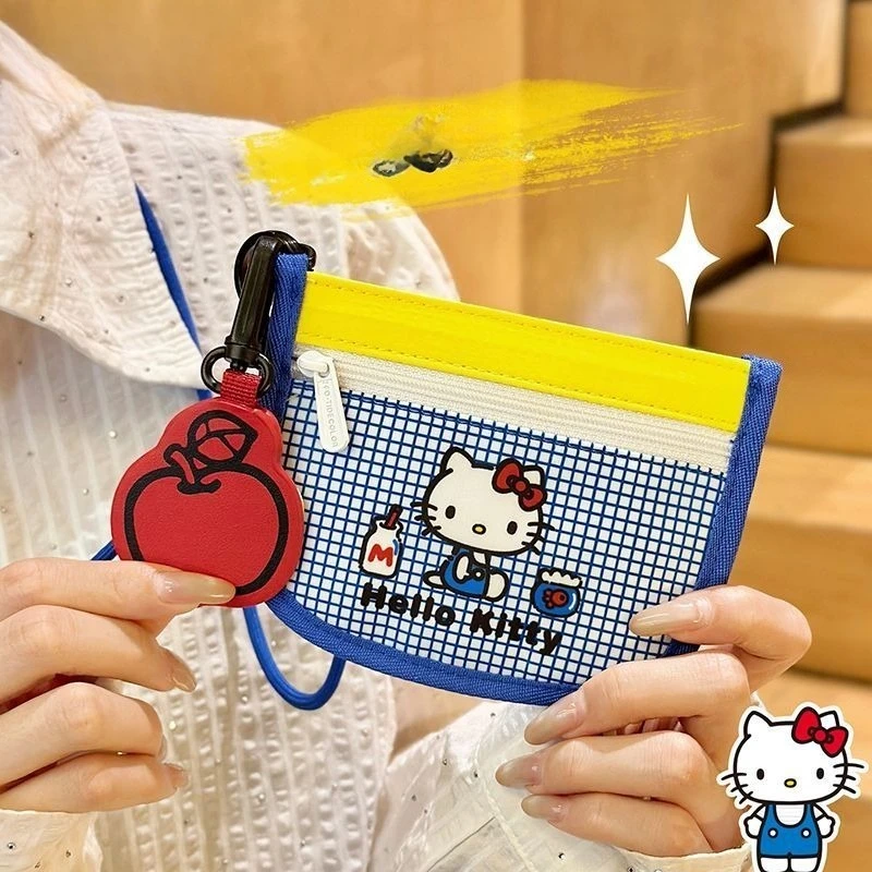 Sanrio New Hello Kitty Kuromi My Melody Cinnamoroll Card Holder Fashion Trend Coin Purse Mini Headphone Bag Sense of Luxury Cute - view 6