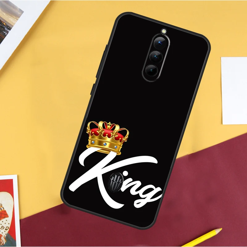 King Queen Crown For Nubia Red Magic 8 8S Pro Plus 7 7S 6 6S 6R 5S 5G Case For Red Magic 9 Pro Plus Cover