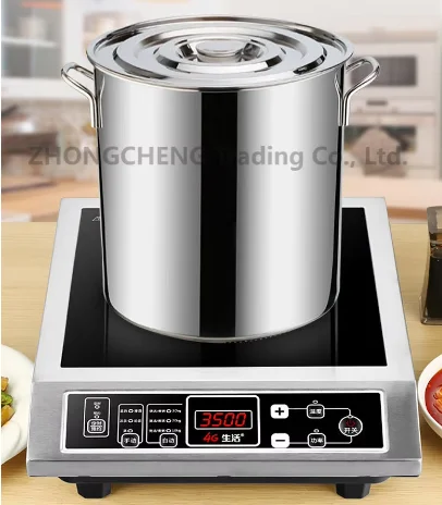 

220v 3500W Induction Cooker High-power Stir-frying Button commercial electric cooker canteen induction cooker stoves