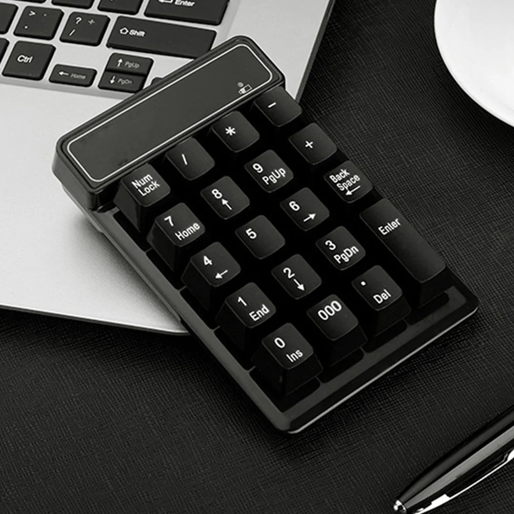 Mechanical Waterproof Numeric Keypad 24G Wireless USB 22-key Numpad for 2000 / XP / Vista / 7 / 8 / 10