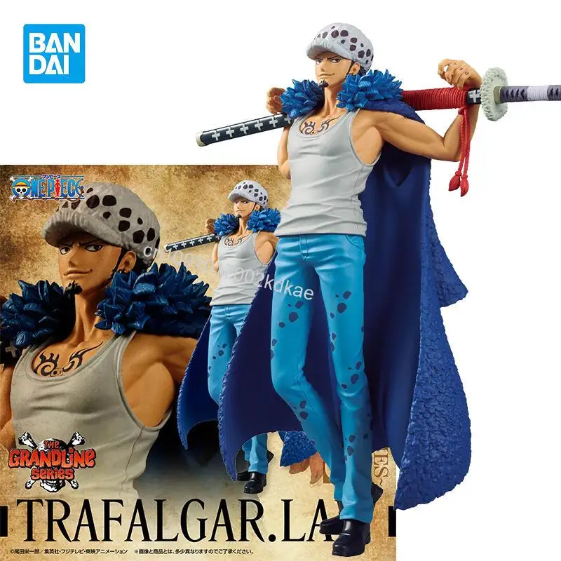 

В наличии Bandai Original ONE PIECE DXF THE GRANDLINE SERIES SPECIAL TRAFALGAR.LAW Коллекция экшн-фигурок около 20 см.