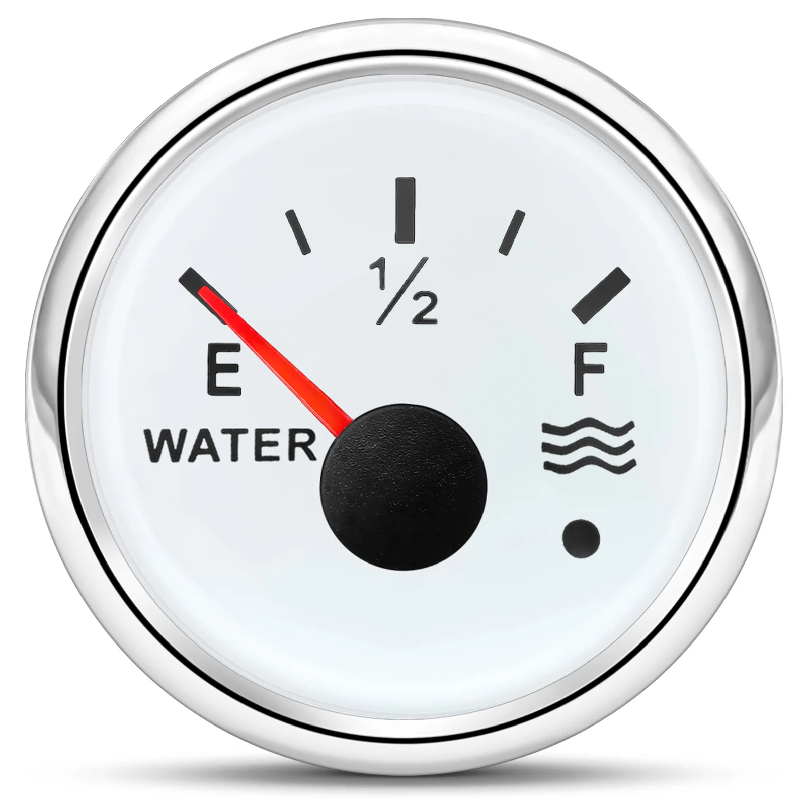 Auto- und Boot-Booster-Alarmanzeige 2'' 52mm Öldruckmesser Wasserstandsmesser Kraftstofftemperatur 12V 24V Voltmeter Zubehör Messgerät – Detail 24