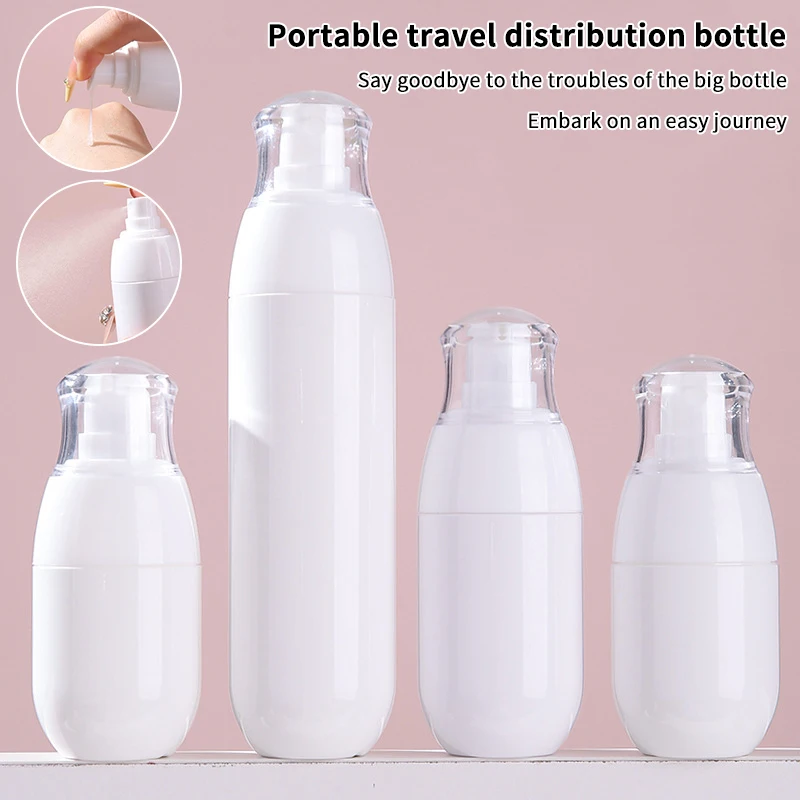 30/50/100 مللي البلاستيك كريم الشامبو زجاجة مضخة المحمولة إعادة الملء زجاجات محلول رذاذ الحاويات أدوات السفر زيت طبيعي