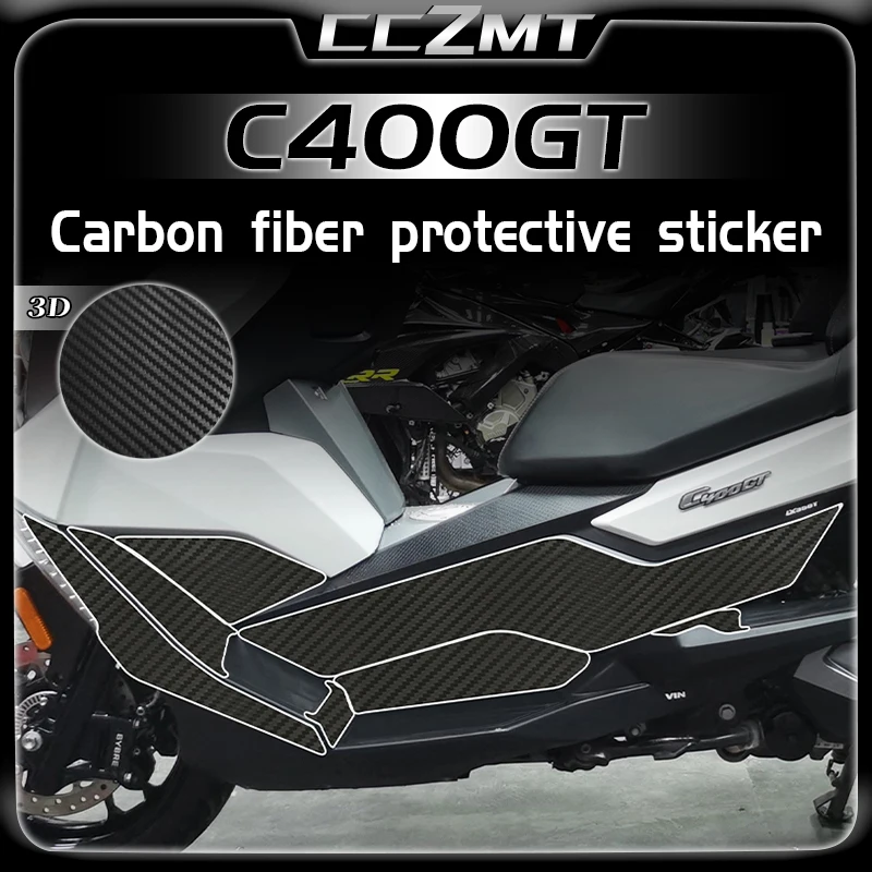 

For BMW C400GT C400 GT C 400 GT C 400GT c400gt Motorcycle 3D carbon fiber protection sticker body protection sticker accessories