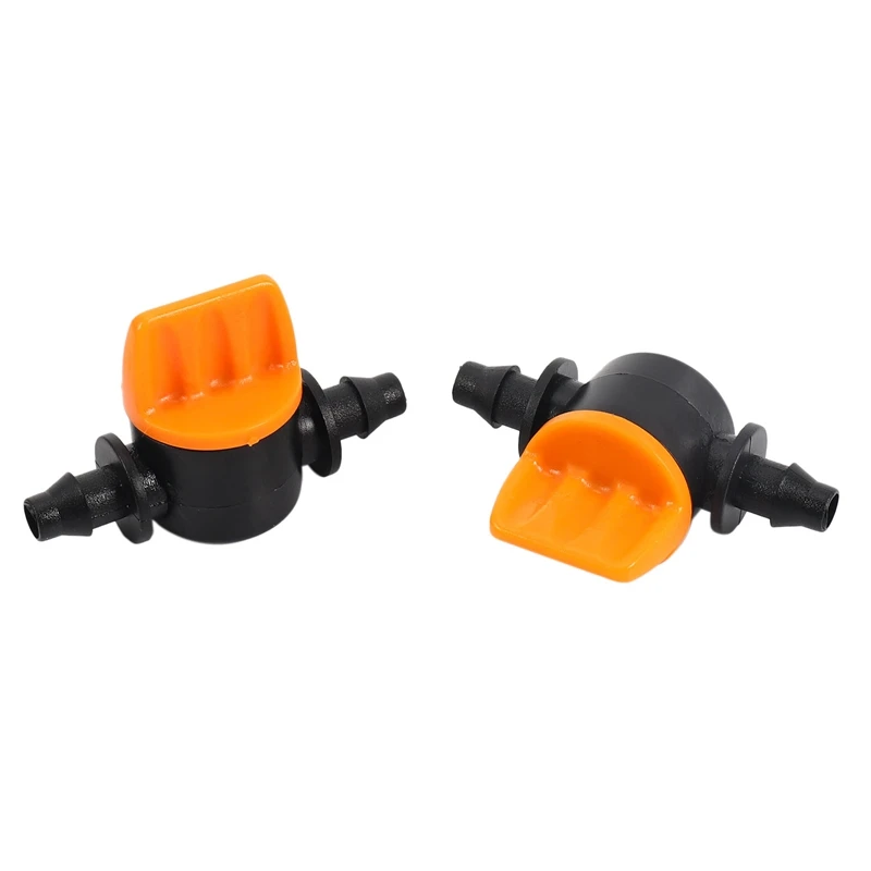 農業用水フロー制御バルブ,灌漑継手,4mm, 7mmホース,10個