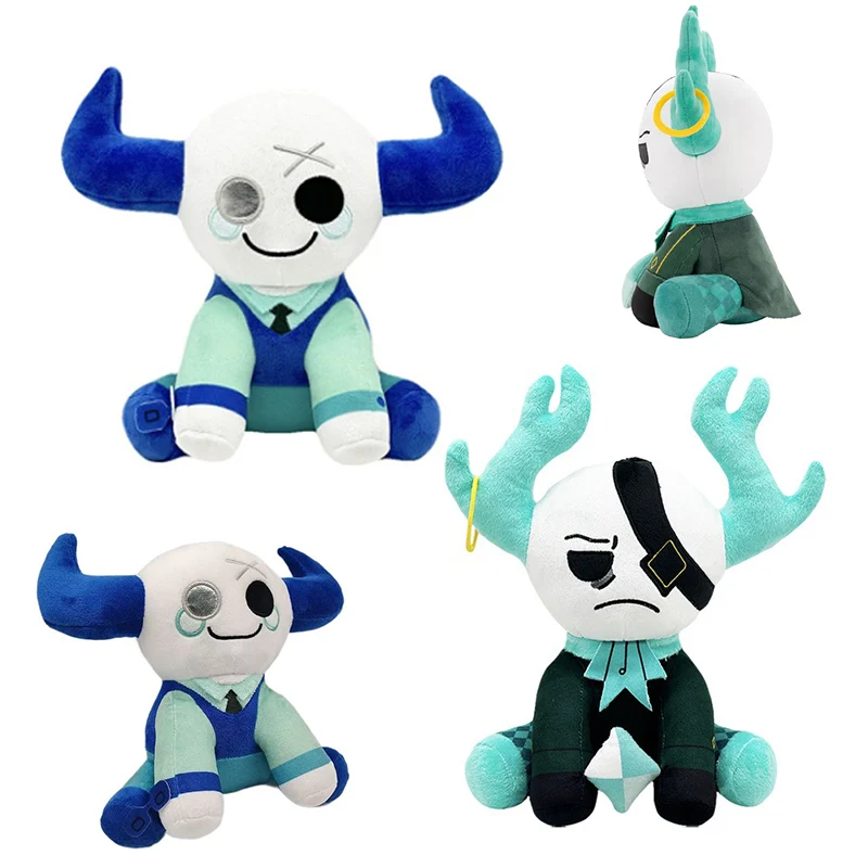 

Medkits Phighting Broken Two-Horned Cow Plush Toy Musical Game Peripheral Cattle Doll Kid's Birthday Gift Collectible Figure