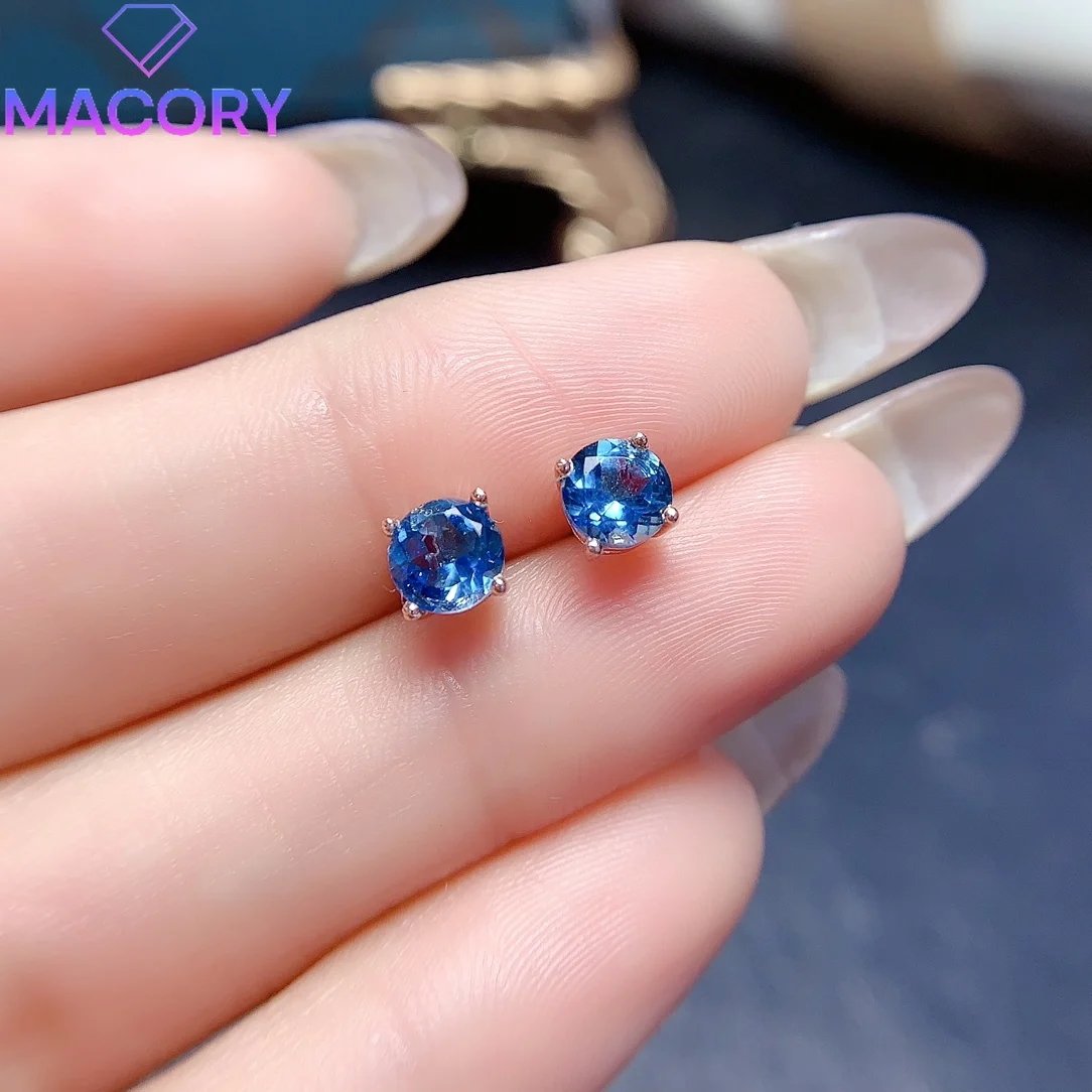 

Original order 925 silver natural topaz earrings ladies free shipping 2024 fashion imitation luxury brand jewelry