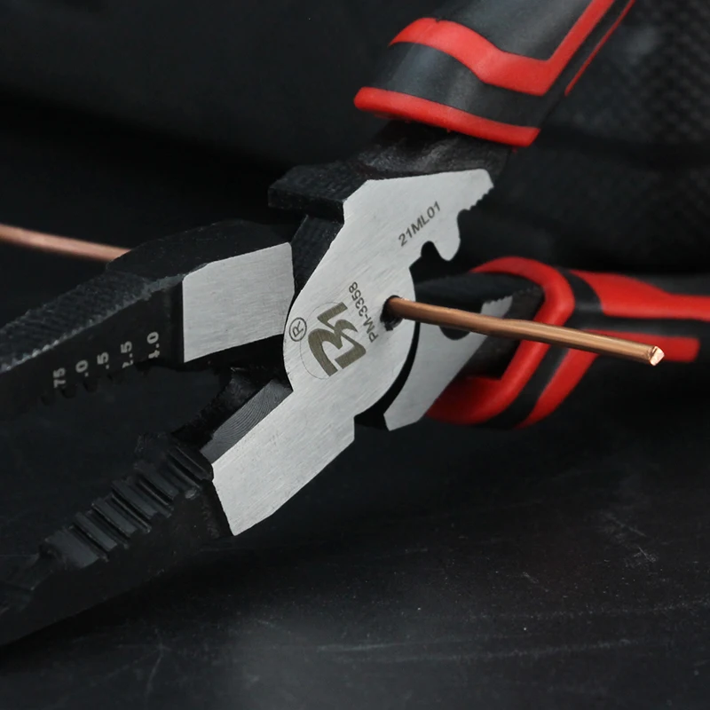 Wholesale 6-8.5in Wire Cutters Multifunctional Chrome Vanadium Pliers PM-3116 Steel Wire Pliers High Quality Wire Stripper
