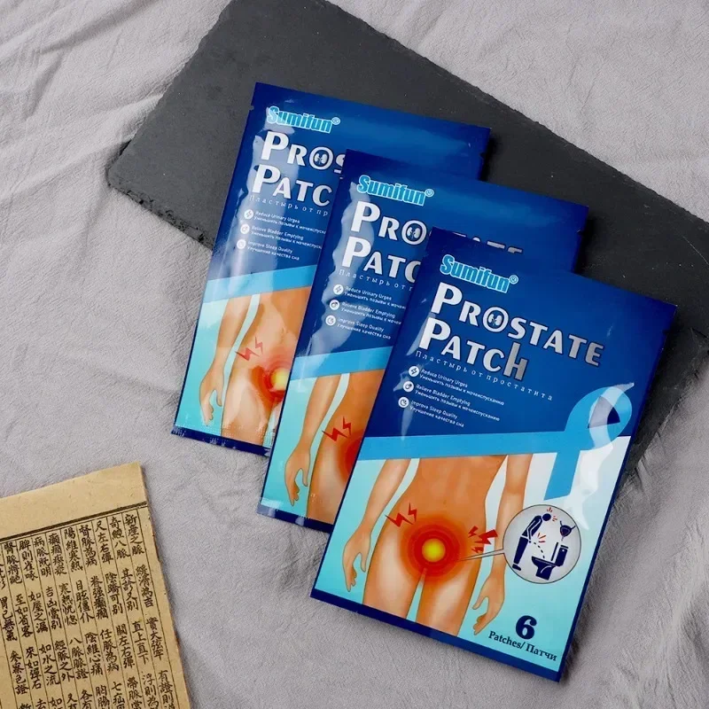 Sdatter6pcs/bag Prostate Patch Improves Prostate Problems Male Body Care Relieves Prostate Discomfort Prostatic Navel Plaster