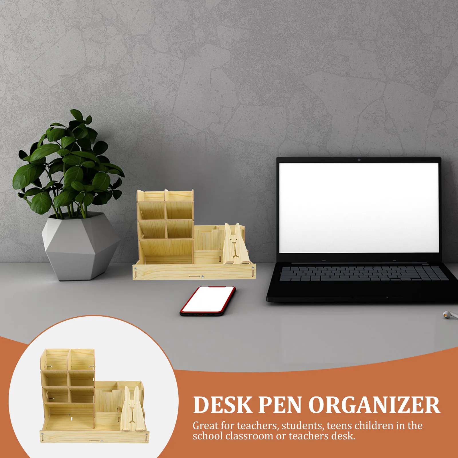

Pen Holder Stationery Storage Box Case Desk Pencil Organization Pens Organizer for Organizers Penholder Student