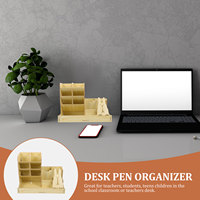 Pen Holder Stationery Storage Box Case Desk Pencil Organization Pens Organizer for Organizers Penholder Student
