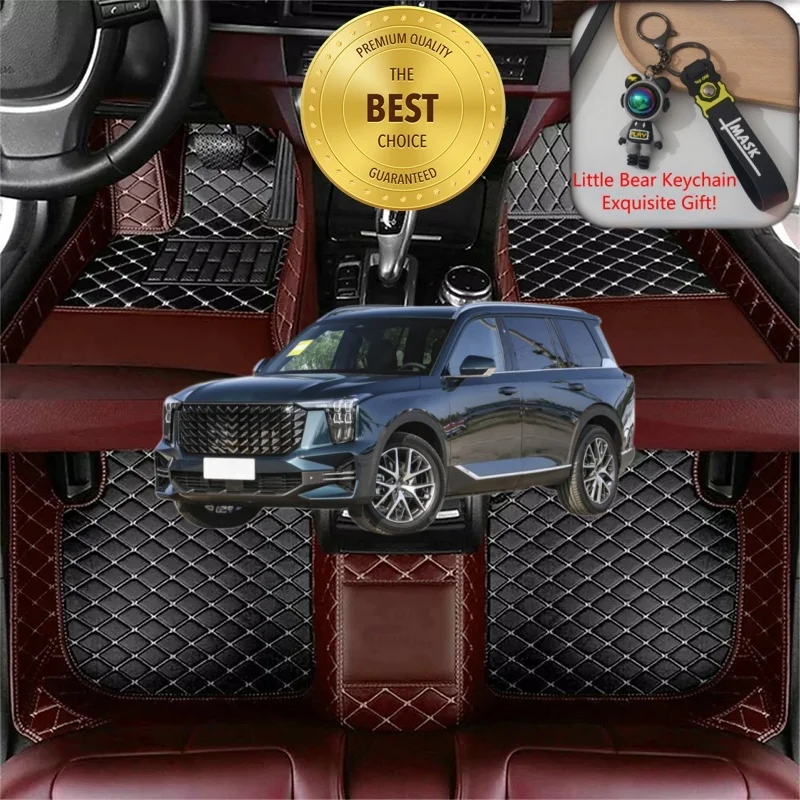 

Customized Fit for GAC Motor GS8 Car Floor Mats Car Accessories Tailored Luxury Auto Carpet Liner Mats Left/Right-hand Drive