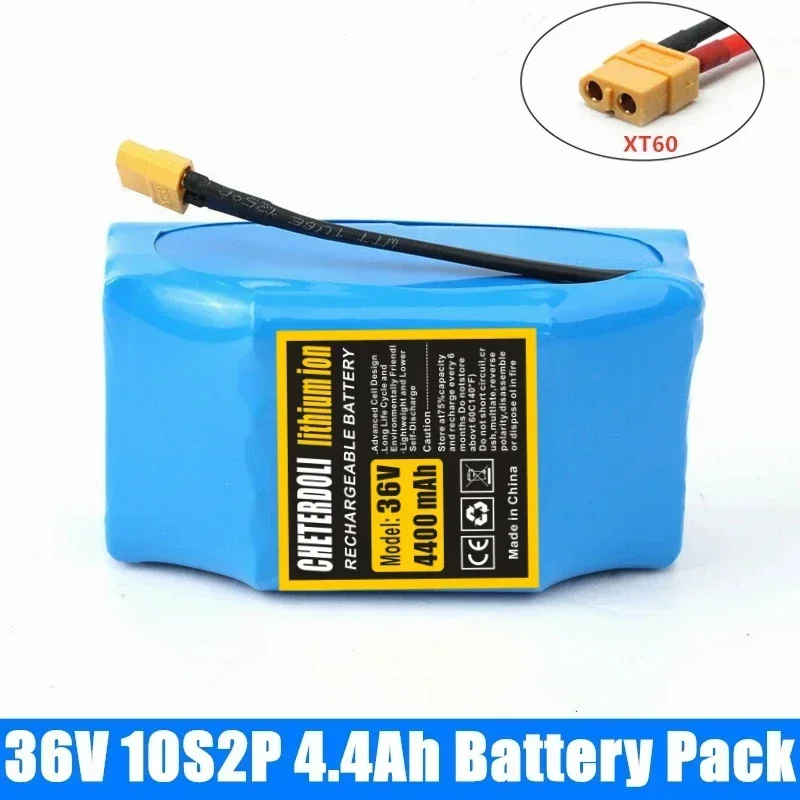 

High-quality 36V 12000mAh 10S2P Rechargeable Lithium-ion Battery for Electric Self-balancing Scooter,HoverBoard and Unicycle