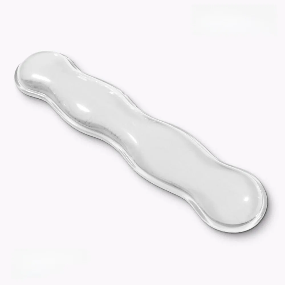 

Soft Ergonomic with Wrist Rest Mouse Pad Anti Slip Transparent Mouse Wrist Mat Silicone Mouse Wrist Rest Office Use