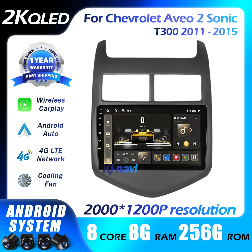 

Car Radio Android Au For Chevrolet Aveo 2 Sonic T300 2011-2015 Multimedia Video WIFI Player GPS Navi Stereo Carplay Navigation