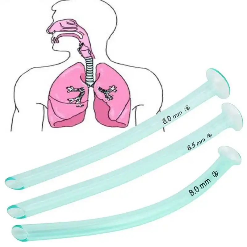 6 6.5 8mm Disposable Medical Nasopharyngeal Airway Nasopharyngeal Duct Nasal Airway Tube Health Care for Unconscious Patients