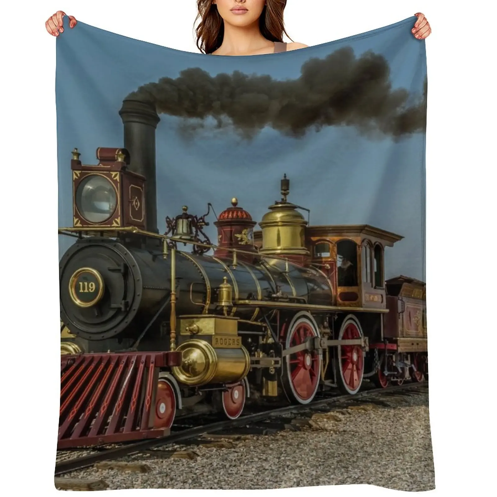 

UP 119 Throw Blanket Luxury Picnic For Baby Blankets