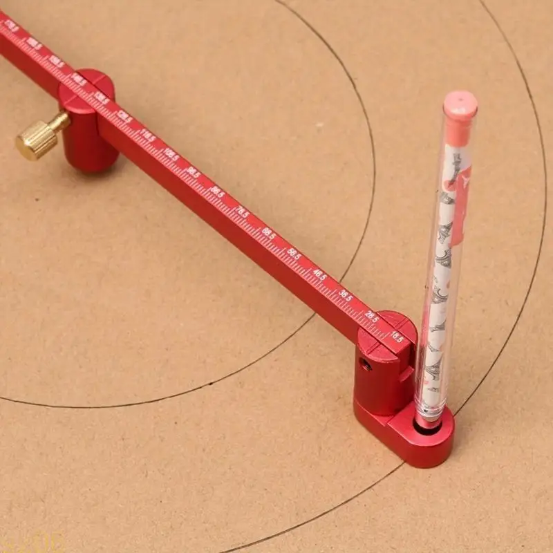 1Pc  300mm Woodworking Compass Tool Scribing Ruler Marking Gauge for Circles Precision Woodworking Marking Tool