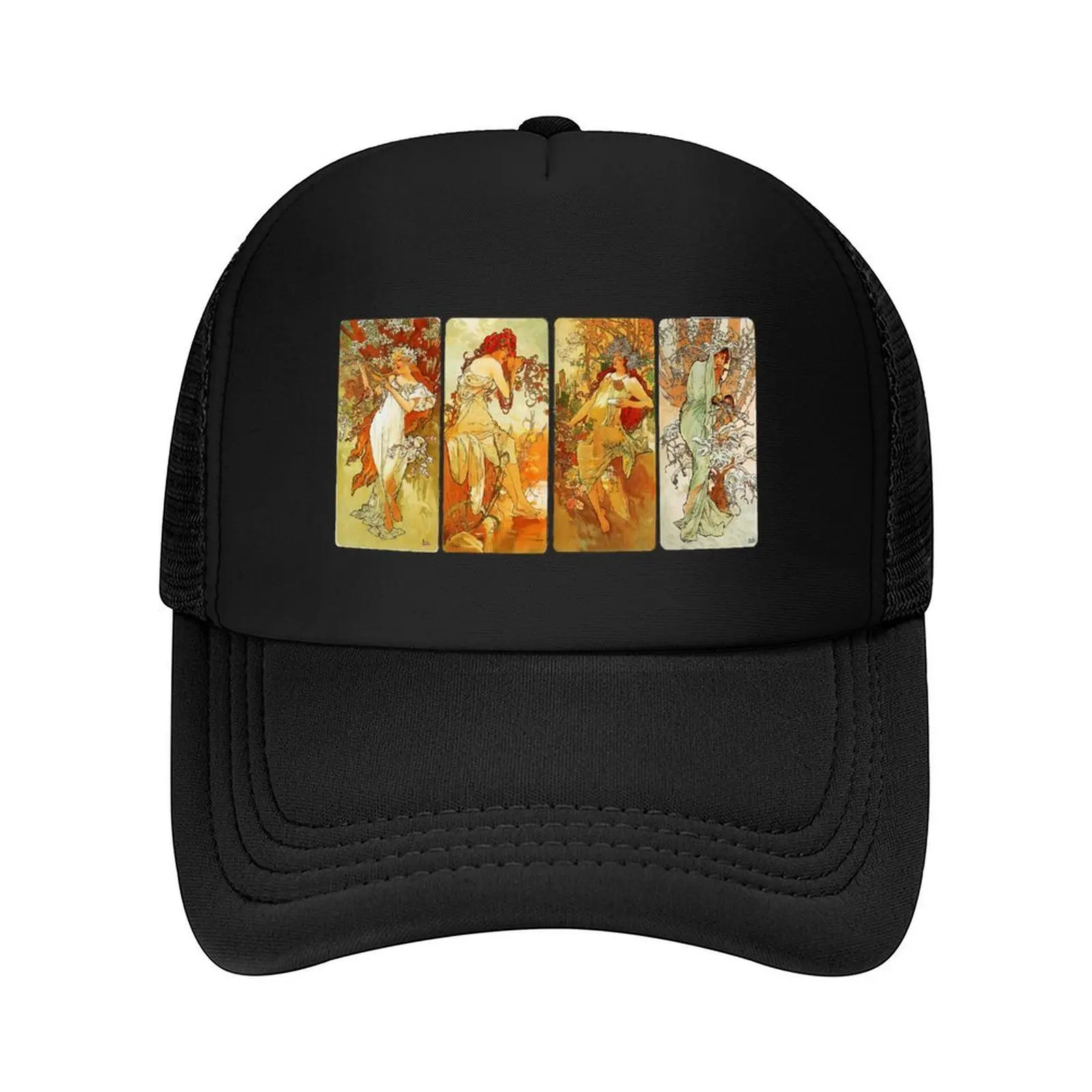 

Винтажная бейсболка Alphonse Mucha, новая шляпа, кепка на заказ, уникальные шляпы, чайная шляпа, женская одежда для гольфа, мужская