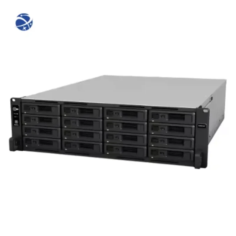 New Original and Authentic Enterprise NAS Dual PSUs RS4021xs+ 3U 16 Bay Networking Document Video Storage Server