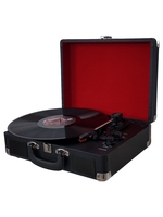 High Quality Black Portable LP Vinyl Player Vintage Turntable 3 Speeds Bluetooth Record Player with Speaker Stereo Sound Quality