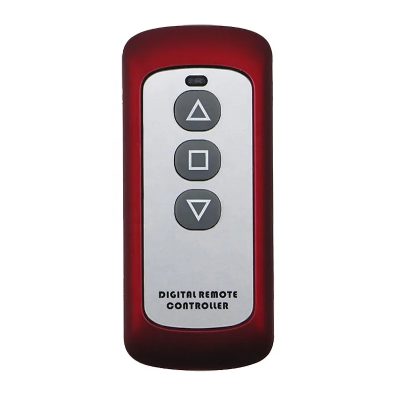 12V 23A Battery 3 Button Fixed/Learning Code Universal Long Range Garage Electric Gate RF Wireless Remote Control