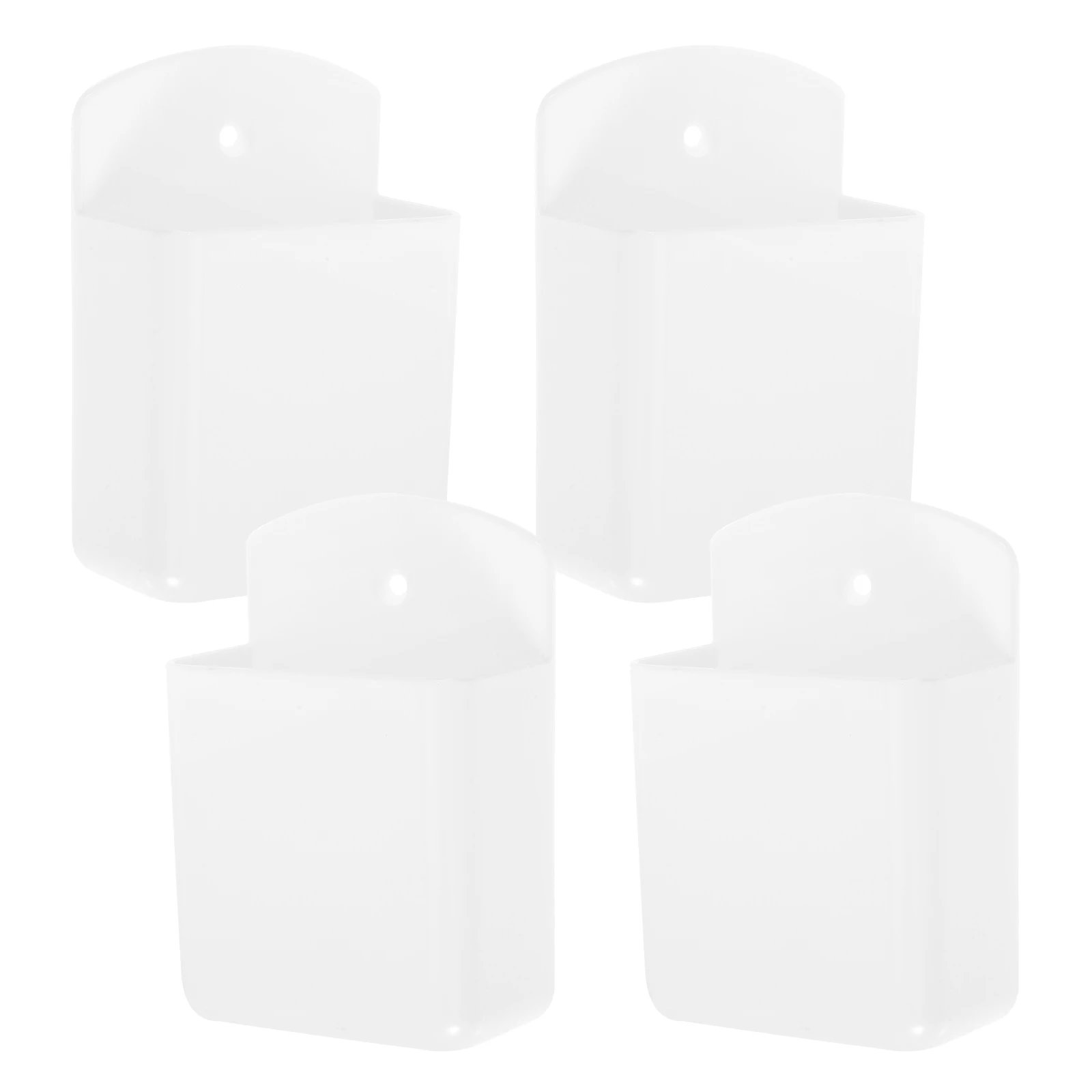 

4pcs Remote Control Holder Mounted Ac Controller Stand Air Conditioner Remote Storage Plastic Material Self Adhesive