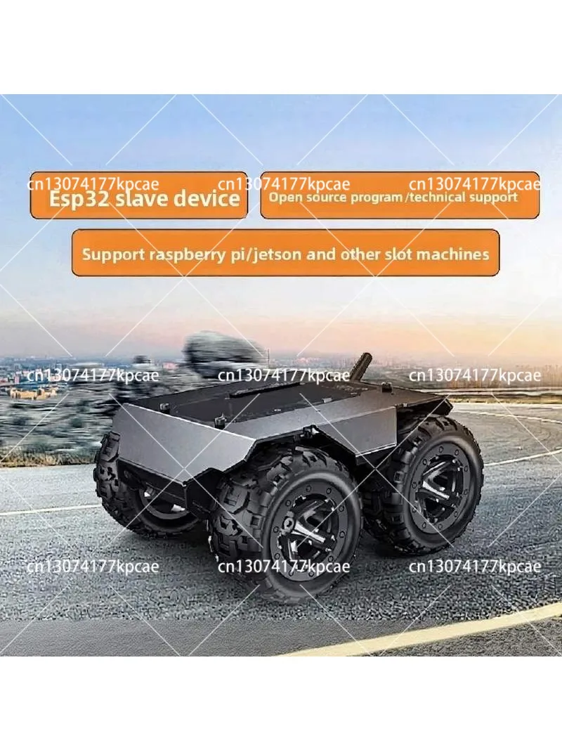 ROVER 4WD Metal Robot Chassis–Expandable Mobile Platform with Onboard ESP32 Slave Controller