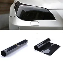 30*200cm Matt Black Automobiles Car Light Headlight Taillight Tint Vinyl Film Smoke Sticker Sheet Fog Rear Lamp Car Accessories