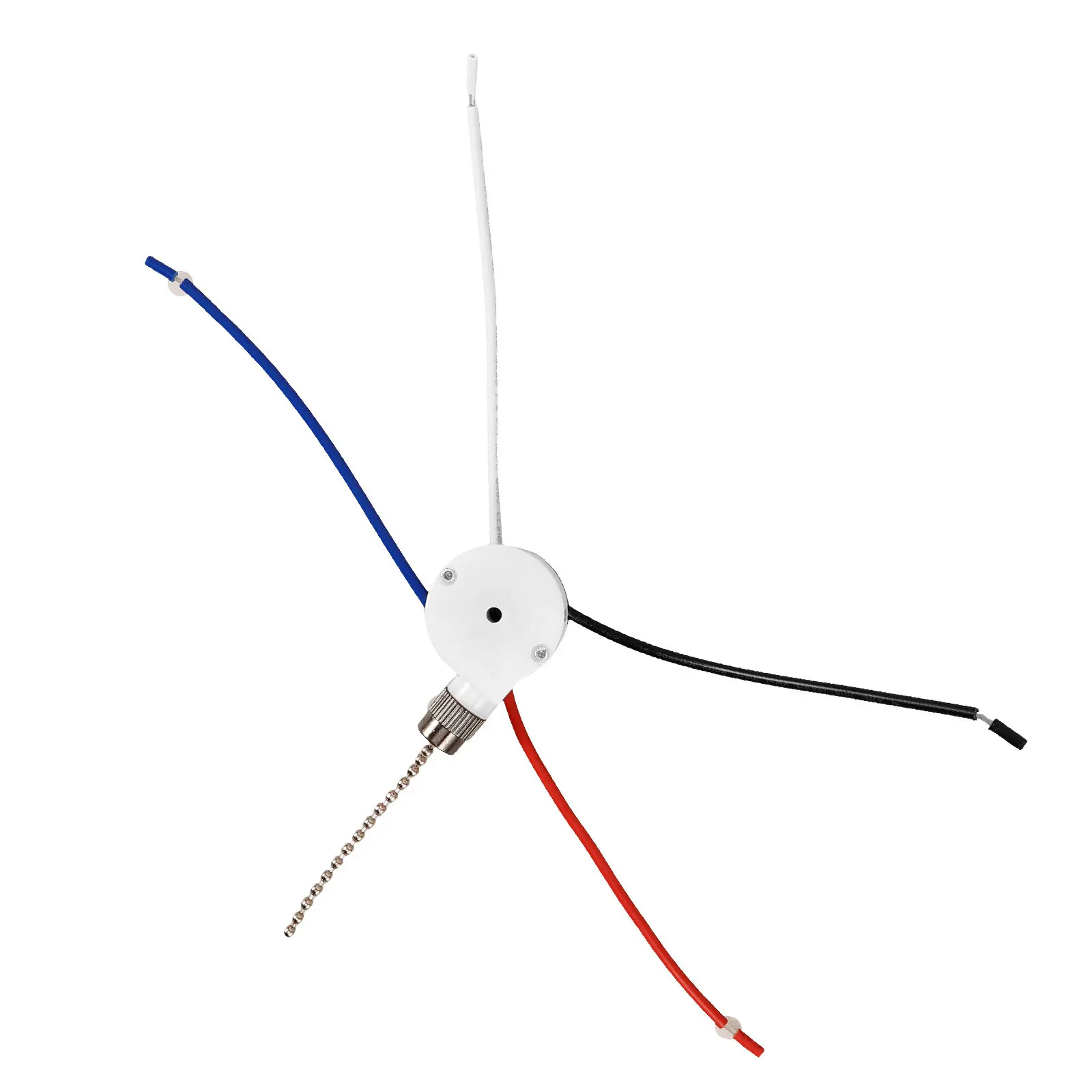 

Ceiling Fan Pull Chain Switch 3-Speed Control for Fan Light Dimmer Function Prewired Design Easy Installation Replacement Part