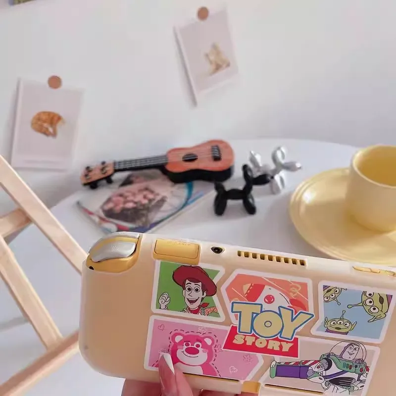 حافظة واقية من ديزني-تي بي يو لنينتندو سويتش لايت ، كارتون ، قصة لعبة ، ناعمة ، جلد ، حماية ، ظهر ، غطاء حماية ، وحدة تحكم