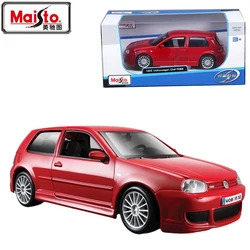 Maisto Original Genuine 1/24 Volkswagen Golf R32 Equal scale simulation car model Alloy die-casting toys Boys gifts