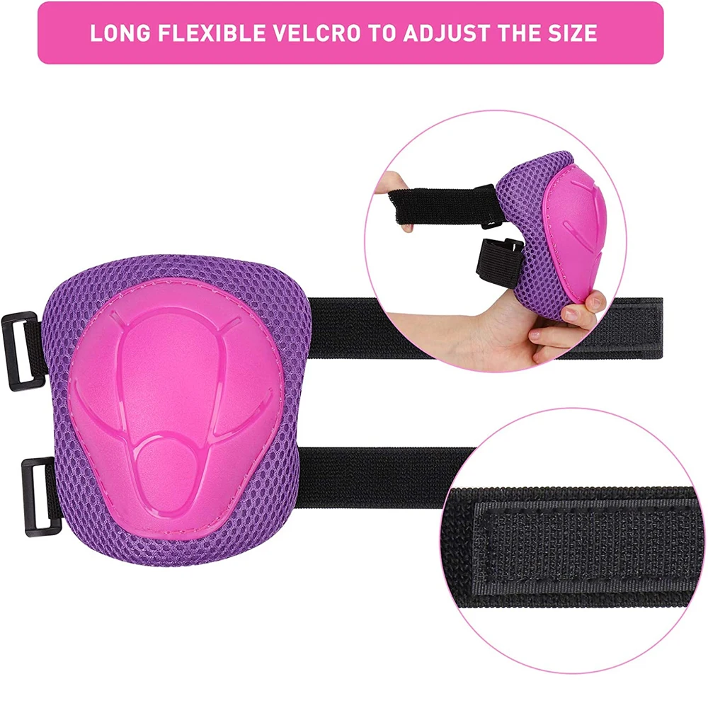 Kids Knee Pads Elbow Pads Guards Protective Gear Set Safety Gear for Roller Skates Cycling Bike Skateboard Inline Riding Sports