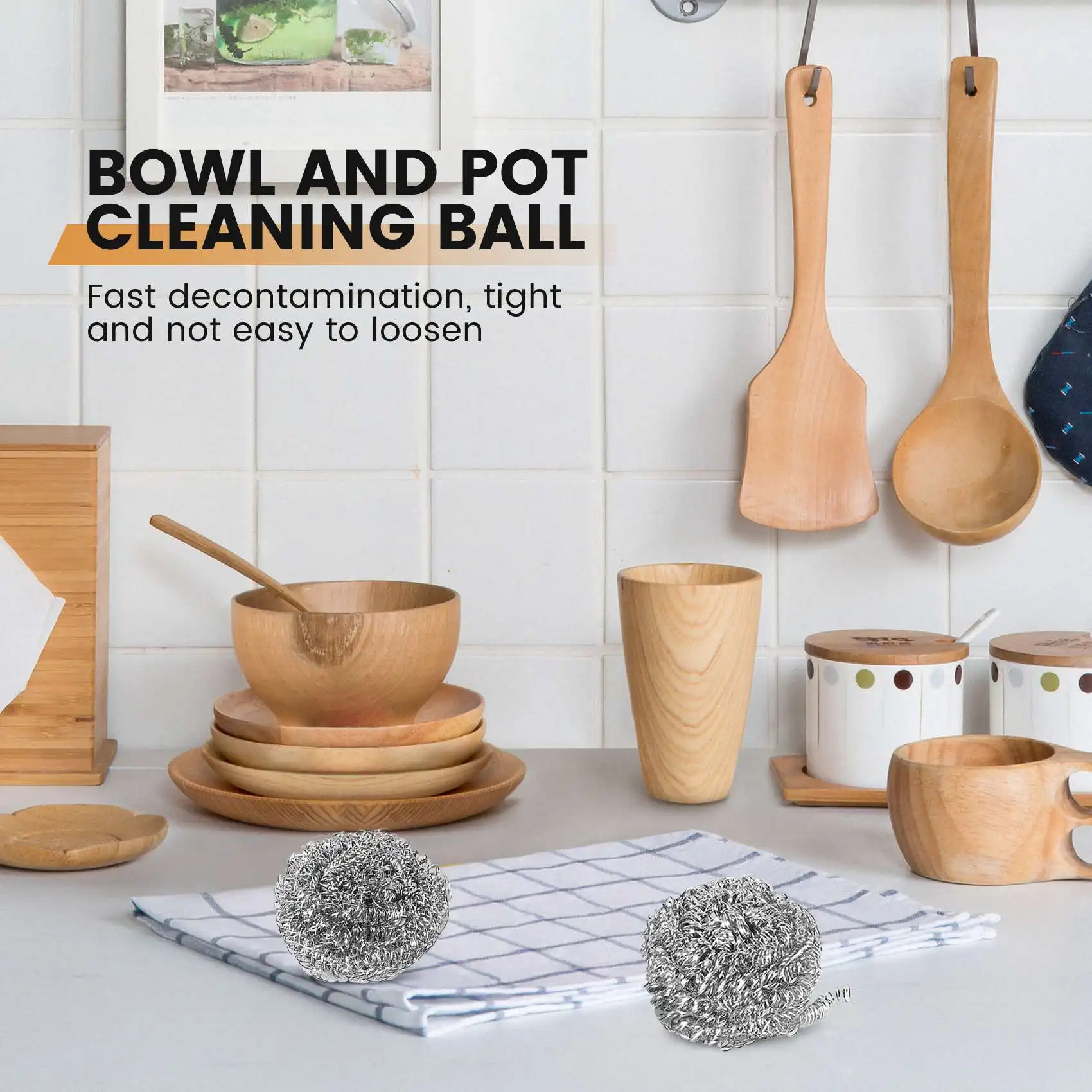 16 PCS Stainless Steel Sponges Scrubbers, Utensil Scrubber Scouring Pads Ball for Removing Rust Dirty Cookware Cleaner