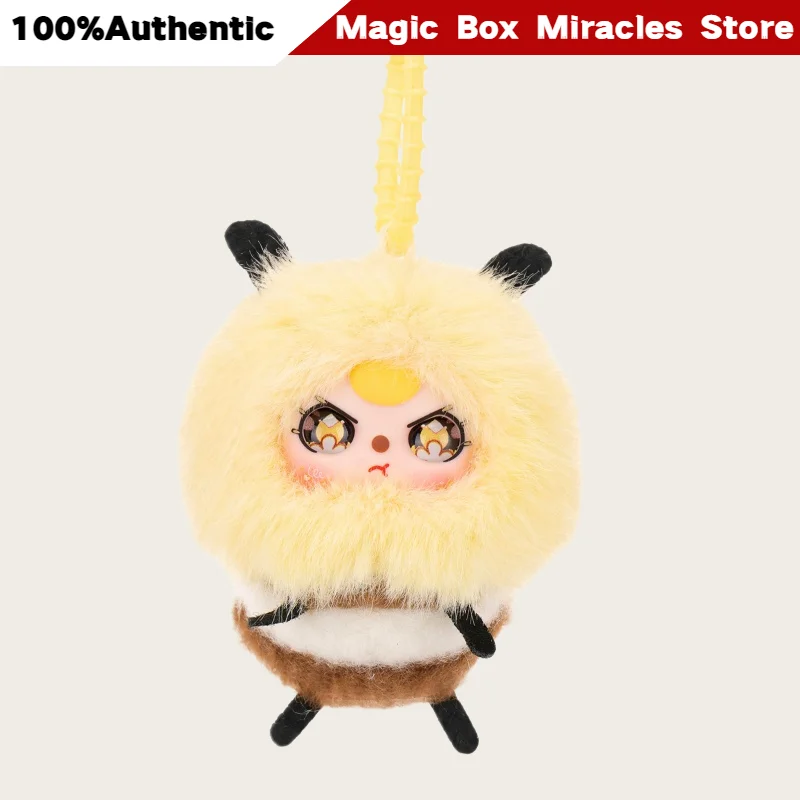 New Original Baby Three Little Bee Series Blind Box Plush Keychain Cute Soft Hanging Doll Collectible Bag Charm Gift For Adults view 5