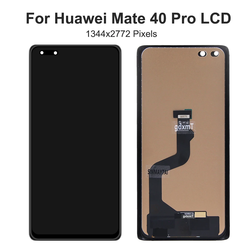 For HUAWEI 6.76\'\'Mate 40 Pro Tested Mate40Pro NOH-NX9 AN00 AN01 LCD Display Touch Screen Digitizer Assembly Replacement