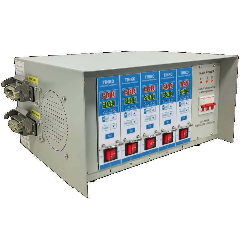 5 Zone White Welding Temperature Control  Auto-tuning PID Control Hot Runner Temperature Controller