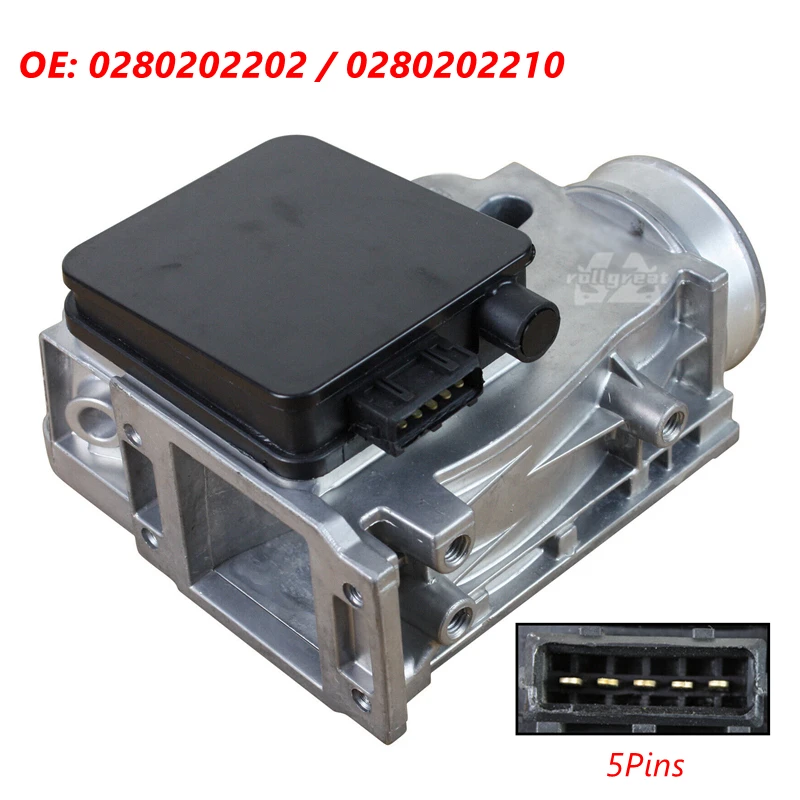 0280202202 Mass Air Flow Meter MAF Sensor 0280202210 For Alfa Romeo Chevrolet Omega Opel Vectra Vauxhall Frontera 0986280063