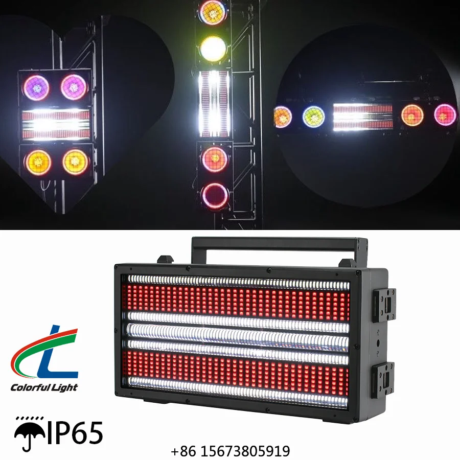 

Светодиодный стробоскоп Colorfullight LED IP65, 2x475 Вт, высокоэффективный статический настенный прожектор с управлением DMX512 и RGB-подсветкой