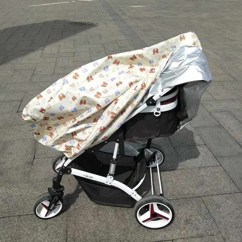 Children's baby stroller dust cover, anti-ash protective cover, sun protection, sunshade, waterproof universal storage