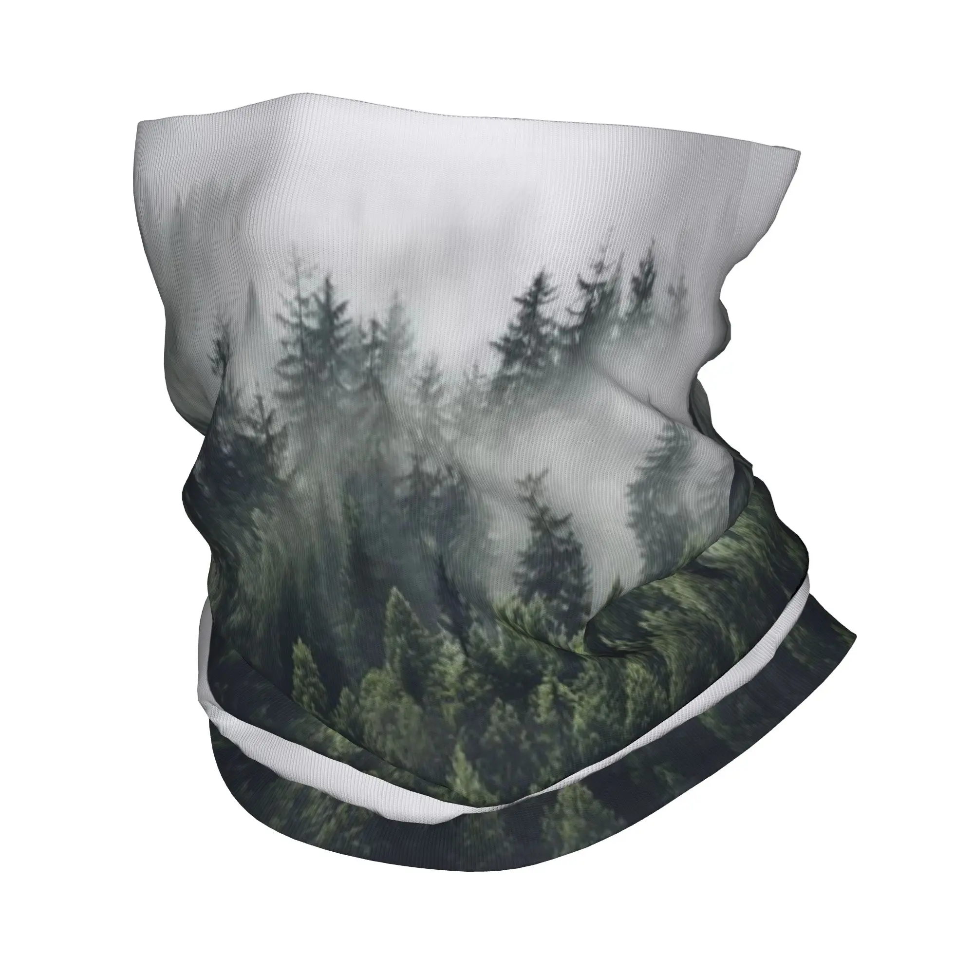

Mountain Scenery Bandana Neck Gaiter Printed Wrap Scarf Multi-use Headband Running Unisex Adult