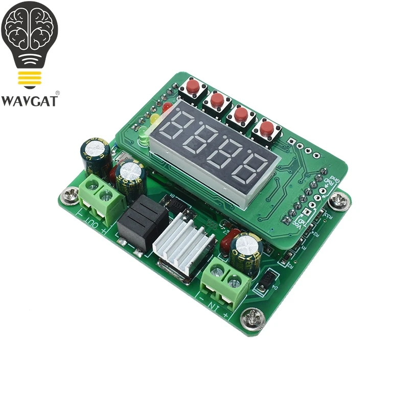 

WAVGAT B3603 NC Источник питания постоянного тока Регулируемый понижающий модуль Амперметр напряжения 36V3A108W Зарядное устройство Умная электроника