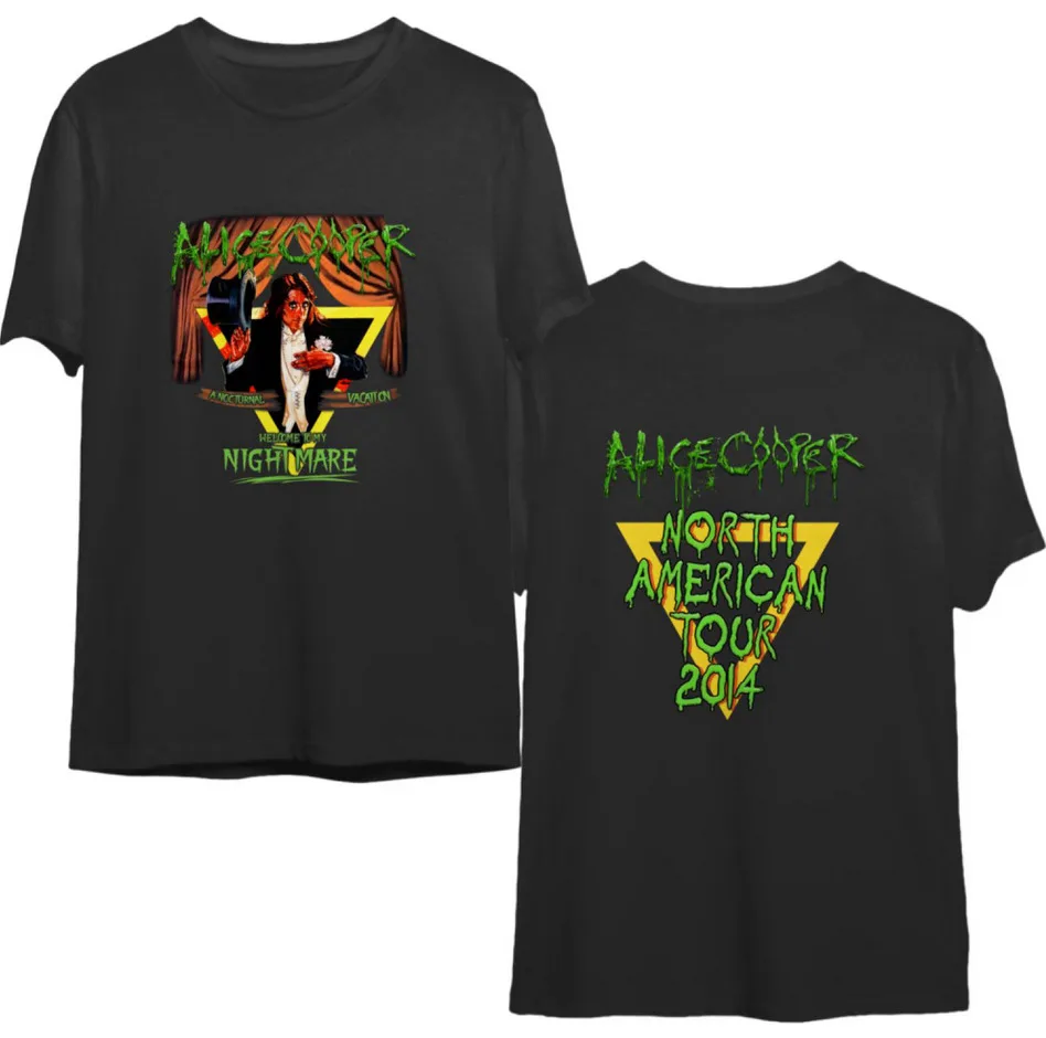 Alice Cooper T-Shirt, Alice Cooper A Nocturnal Vacation Welcome To My Nightmare