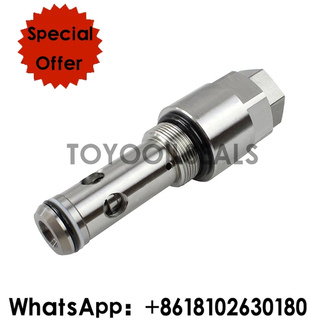 Hydraulic parts PC200-6 rotary relief valve for Komatsu excavator