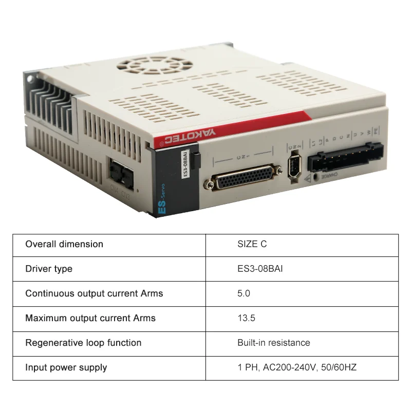 يمكن استخدام مجموعة محرك سيرفو YAKOTEC بقدرة 750 وات AC240V في مجموعة متنوعة من مراكز التصنيع باستخدام الحاسب الآلي عالية الدقة