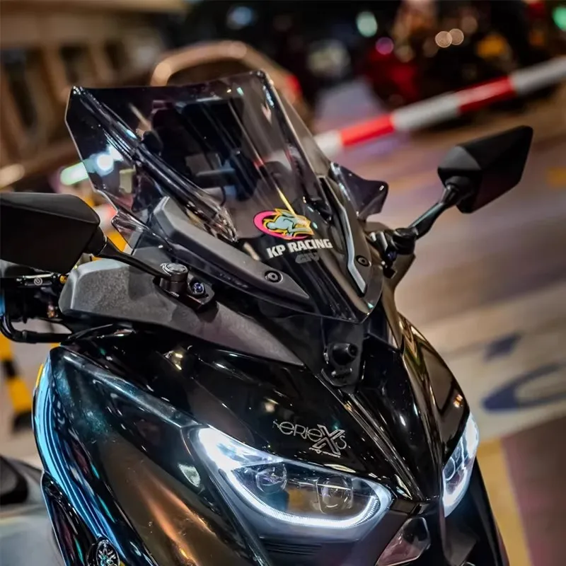 FOR YAMAHA XMAX300 Racing Wind Deflector Aerodynamic Sport-Style Windscreen Motorcycle Accessory Balances Protection And Vehicle