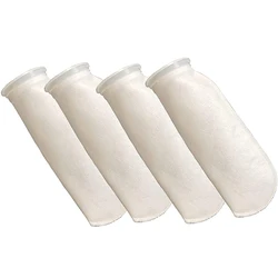 4 Packs Van Filter Sokken, 200 Micrometer, Voor Aquarium/Zoutoplossing Aquarium, Vijver, voor Sump/Overloop